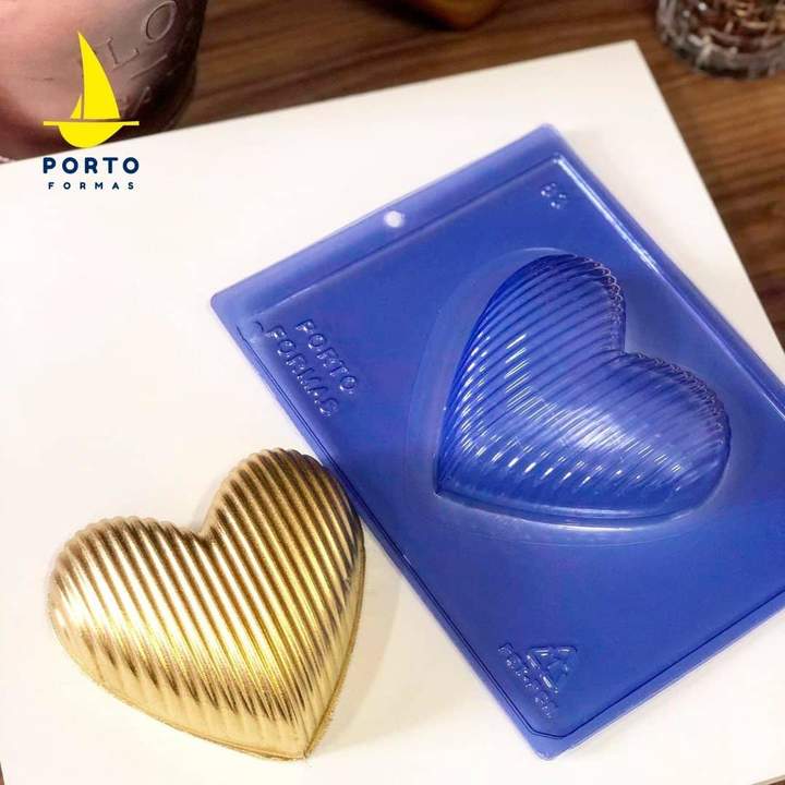 Porto Formas Diamond Heart Truffle Chocolate Mold